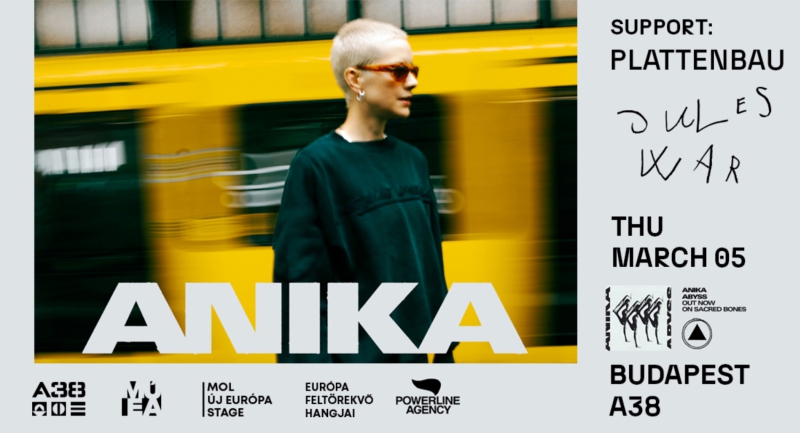 Anika, Jim Jarmusch új filmjének zeneszerzője március 5-én az A38 hajón lép fel