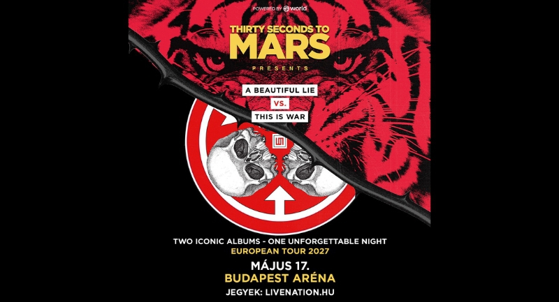 Ikonikus albumaival tér vissza Budapestre a Thirty Seconds to Mars