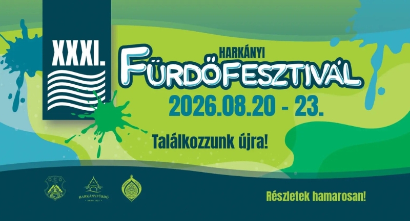 Négynapos fürdőfesztivált rendeznek az augusztusi hosszú hétvégén Harkányban