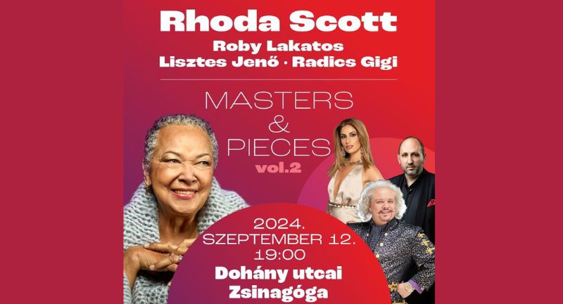 Rhoda Scott, Roby Lakatos, Lisztes Jenő és Radics Gigi a Dohány utcai Zsinagógában lép fel