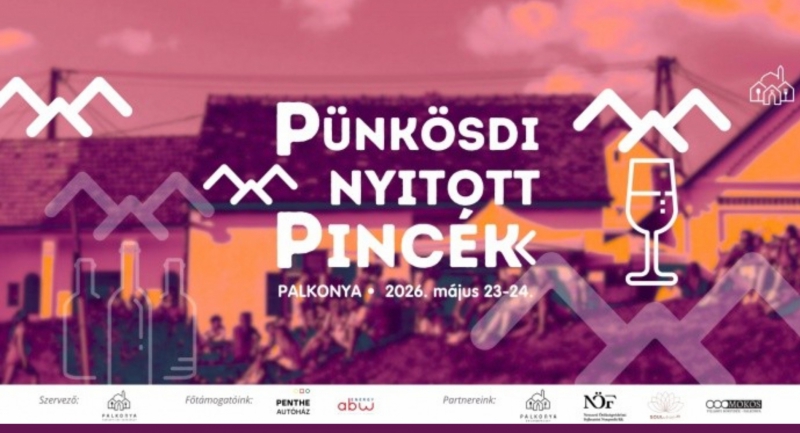 Több mint egy tucat pince és bisztró várja a látogatókat a a pünkösdi hétvégén Palkonyán